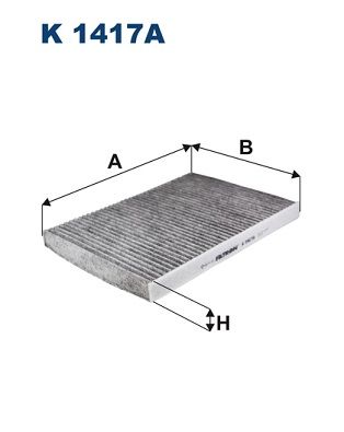 Filter, cabin air FILTRON K 1417A