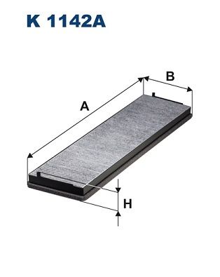 Filter, cabin air FILTRON K 1142A