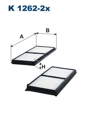 FILTRON K 1262-2x Filter, cabin air