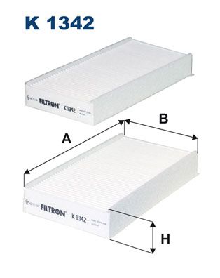 FILTRON K 1342-2x Filter, cabin air