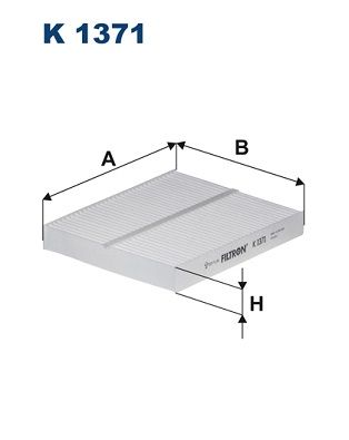 FILTRON K 1371 Filter, cabin air