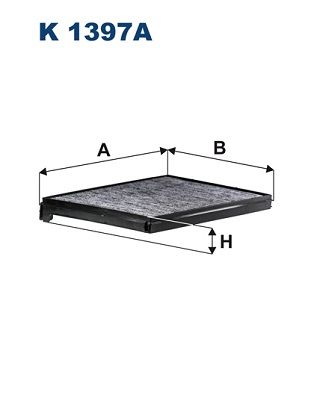 Filter, cabin air FILTRON K 1397A