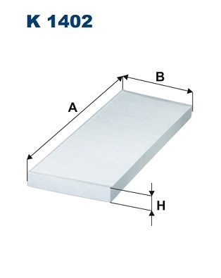 Filter, cabin air FILTRON K 1402