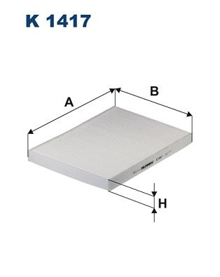 Filter, cabin air FILTRON K 1417