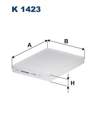 Filter, cabin air FILTRON K 1423