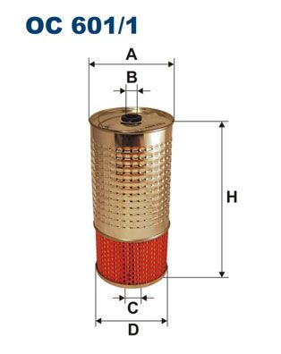 Oil Filter FILTRON OC 601/1