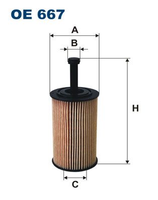 FILTRON OE 667 Oil Filter