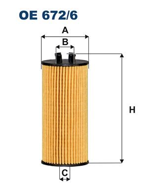 FILTRON OE 672/6 Oil Filter