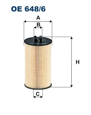FILTRON OE 648/6 Oil Filter