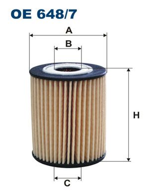 Oil Filter FILTRON OE 648/7