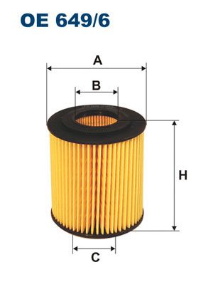 FILTRON OE 649/6 Oil Filter