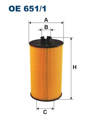 FILTRON OE 651/1 Oil Filter