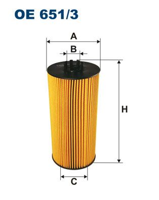 Oil Filter FILTRON OE 651/3