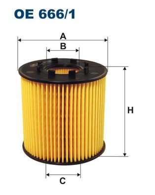 FILTRON OE 666/1 Oil Filter