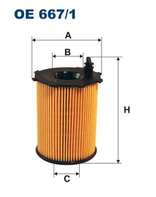 FILTRON OE 667/1 Oil Filter