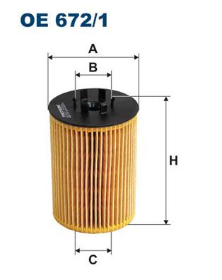 FILTRON OE 672/1 Oil Filter