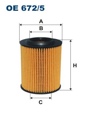 Oil Filter FILTRON OE 672/5