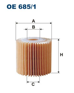Oil Filter FILTRON OE 685/1