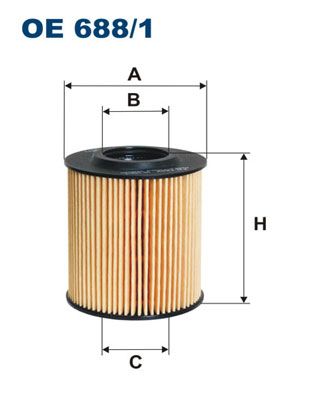 Oil Filter FILTRON OE 688/1