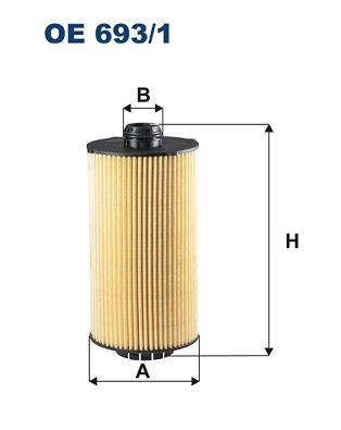Oil Filter FILTRON OE 693/1
