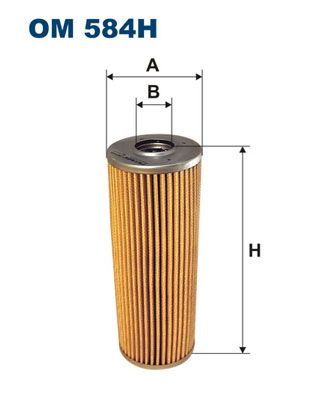 Filter, operating hydraulics FILTRON OM 584H
