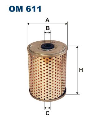 Hydraulic Filter, steering FILTRON OM 611