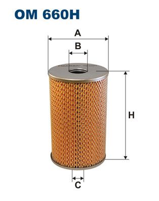 Filter, operating hydraulics FILTRON OM 660H