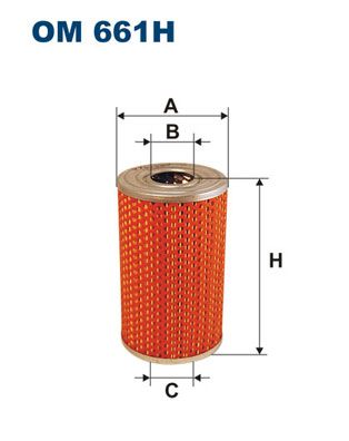 FILTRON OM 661H Filter, operating hydraulics
