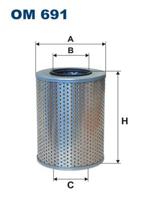 FILTRON OM 691 Filter, operating hydraulics