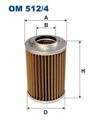 Hydraulic Filter, automatic transmission FILTRON OM 512/4