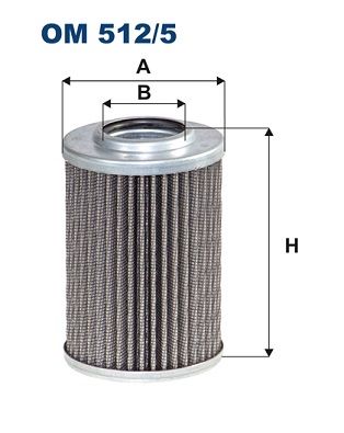 Hydraulic Filter, automatic transmission FILTRON OM 512/5