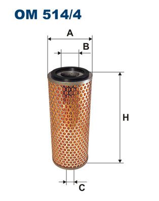 Oil Filter FILTRON OM 514/4