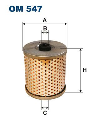 FILTRON OM 547 Filter, operating hydraulics