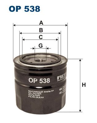 Oil Filter FILTRON OP 538