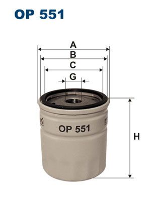 FILTRON OP 551 Oil Filter