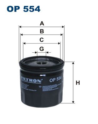 Oil Filter FILTRON OP 554