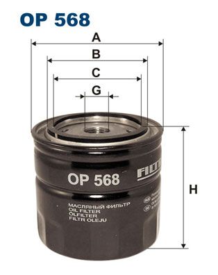 FILTRON OP 568 Oil Filter