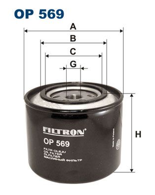 FILTRON OP 569 Oil Filter