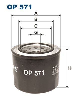 FILTRON OP 571 Oil Filter