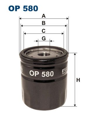 FILTRON OP 580 Oil Filter