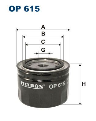 FILTRON OP 615 Oil Filter