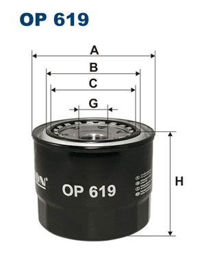 FILTRON OP 619 Oil Filter