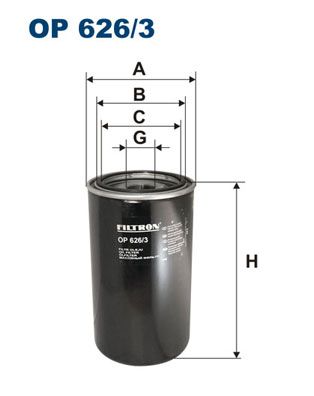 FILTRON OP 626/3 Oil Filter
