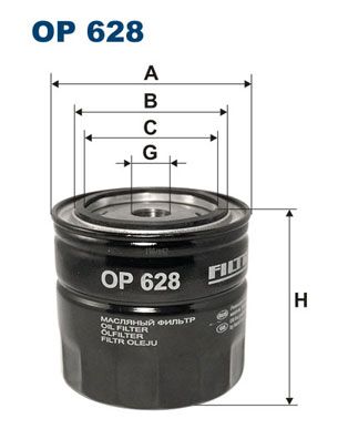 Oil Filter FILTRON OP 628