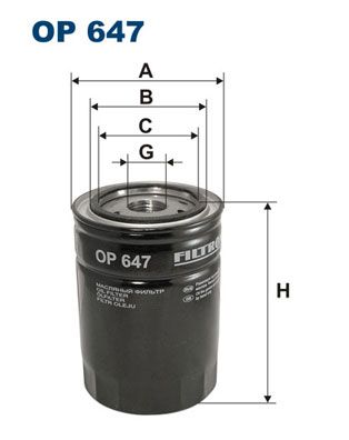 FILTRON OP 647 Oil Filter