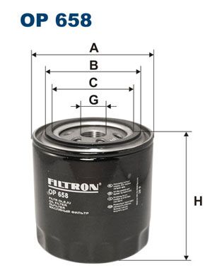 FILTRON OP 658 Oil Filter