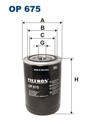 Oil Filter FILTRON OP 675
