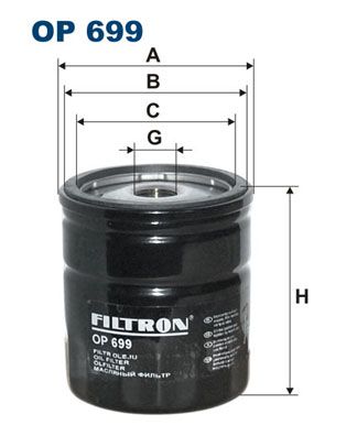 Oil Filter FILTRON OP 699