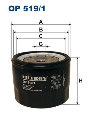 Oil Filter FILTRON OP 519/1