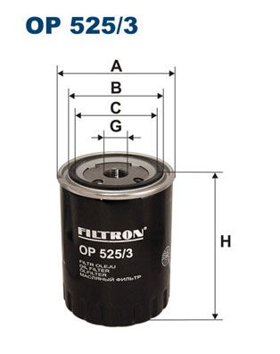 FILTRON OP 525/3 Oil Filter